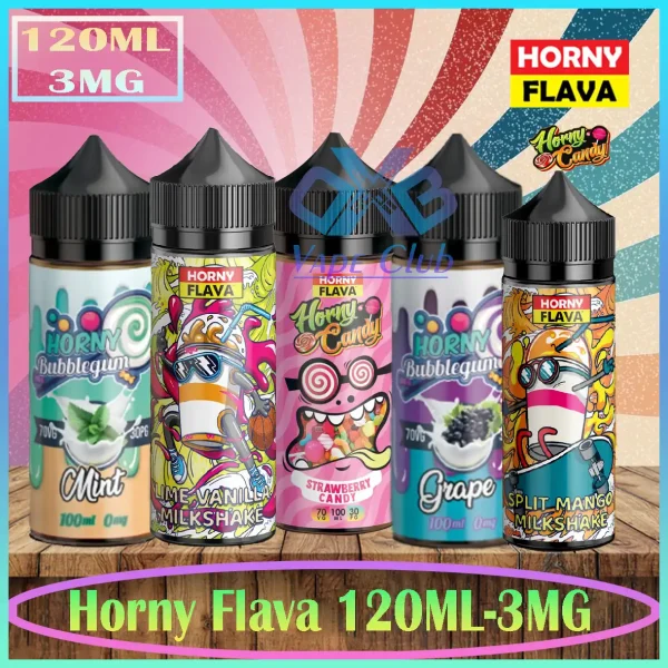 Horny Flava E Juice 120ml - AED 55