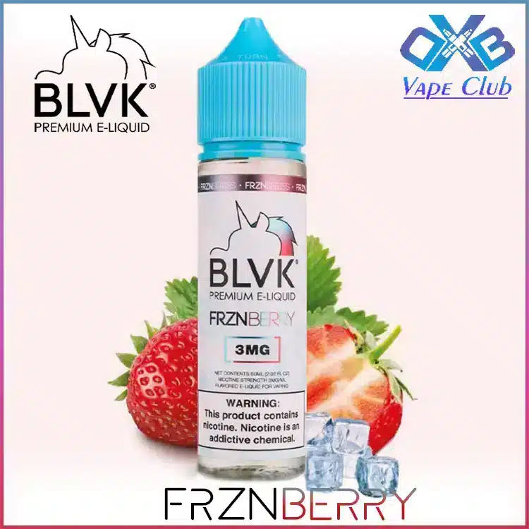 FRZNBERRY-Strawberry-Menthol-by-BLVK-Unicorn-E-Liquid-60ml.webp BLVK Unicorn Frzn Berry Strawberry Menthol E Juice 60ml - Image 1