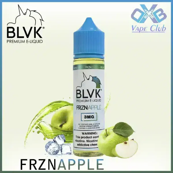 BLVK Unicorn Frzn Apple E Juice 60ml - AED 40