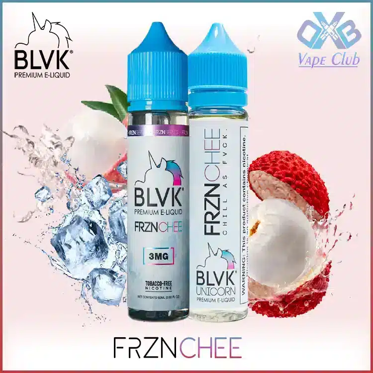 Frznchee-Blvk-Unicorn-Frzn-60ml-In-UAE.webp FrznChee BLVK Unicorn Lychee Menthol Vape Juice - AED 40 - Image 1