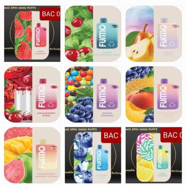 Fummo Spin Disposable Vape 10000 Puffs - AED 45