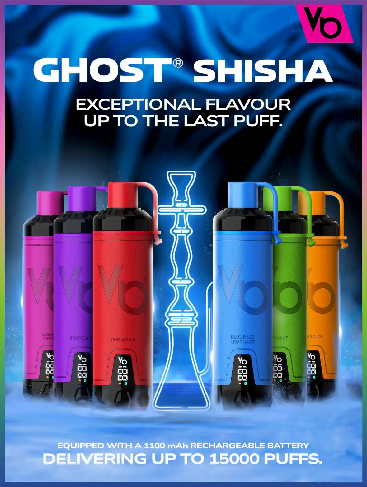 Ghost-Shisha-15000-Puffs-By-Vape-Bars-Disposable.webp Ghost Shisha Disposable Vape 15000 Puffs - AED 45 - Image 1