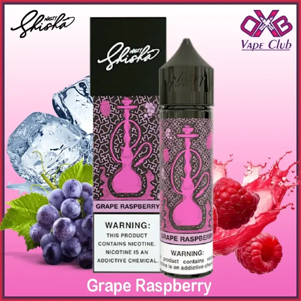 Nasty Shisha Grape Raspberry 60ml 3mg