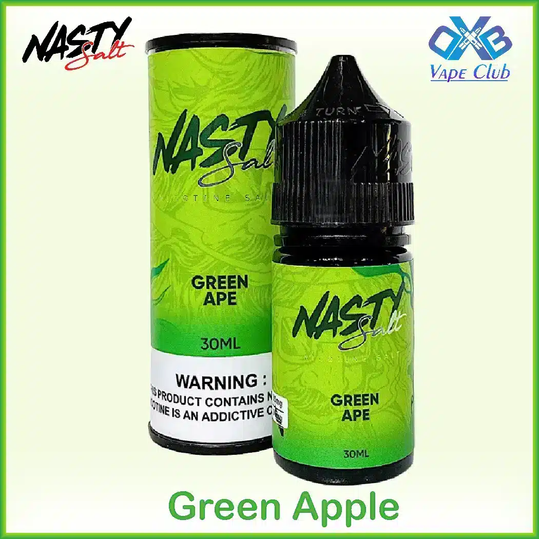 Green-Apple-E-liquid-By-Nasty-Juice-30ml.webp Green Apple Salt Nic By Nasty 30ml - Image 1