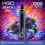 HQD Black Ice Vape UAE: Dubai, Cuvie Plus, Disposable, 1200 Puffs