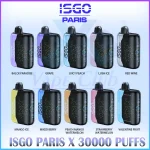 ISGO Paris X Disposable Vape 30000 Puffs  - AED 50 Dubai