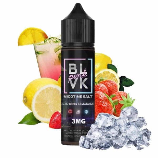 BLVK Pink Iced Berry Lemonade E Juice 60ML - AED 40