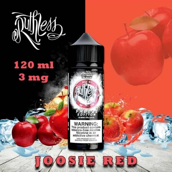Joosie Red Freeze E-Liquid by Ruthless 120ml - AED 55 Dubai