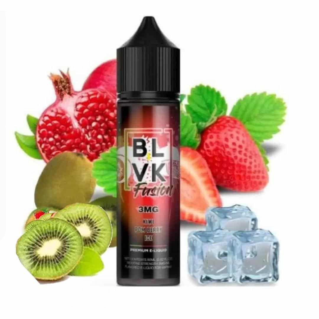 Kiwi-Pom-Berry-Ice-Blvk-Fusion.jpg BLVK Fusion Kiwi Pom Berry Ice 60ml E Juice - AED 40 - Image 1