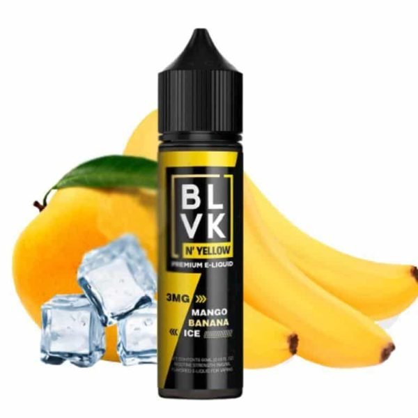 BLVK N Yellow Mango Banana Ice 60ml E Juice - AED 40