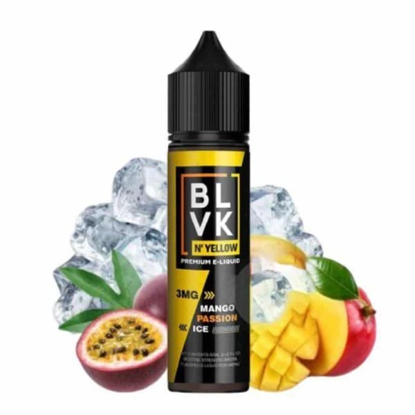 BLVK N Yellow Mango Passion Ice 60ml E Juice - AED 40