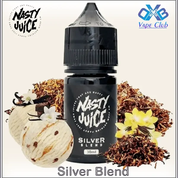 Silver Blend Salt Nic By Nasty 30ML In Dubai