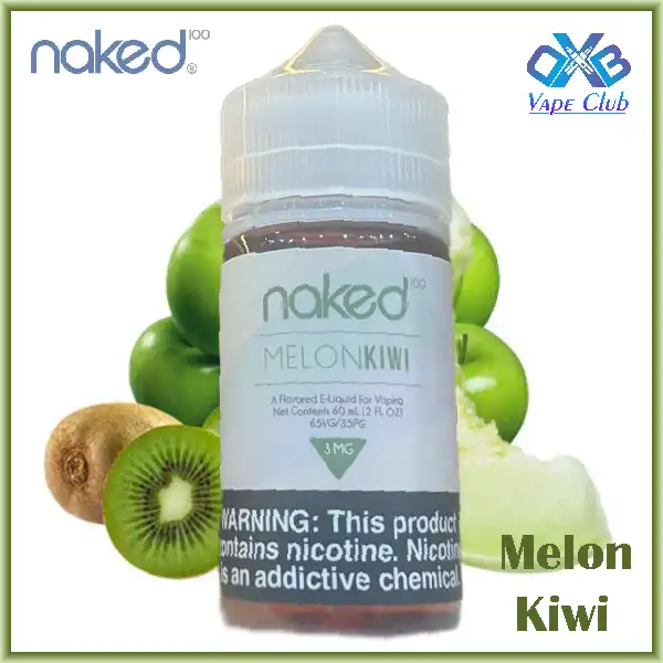 Naked100 Melon Kiwi E-Juice 60ML - AED 50 Dubai