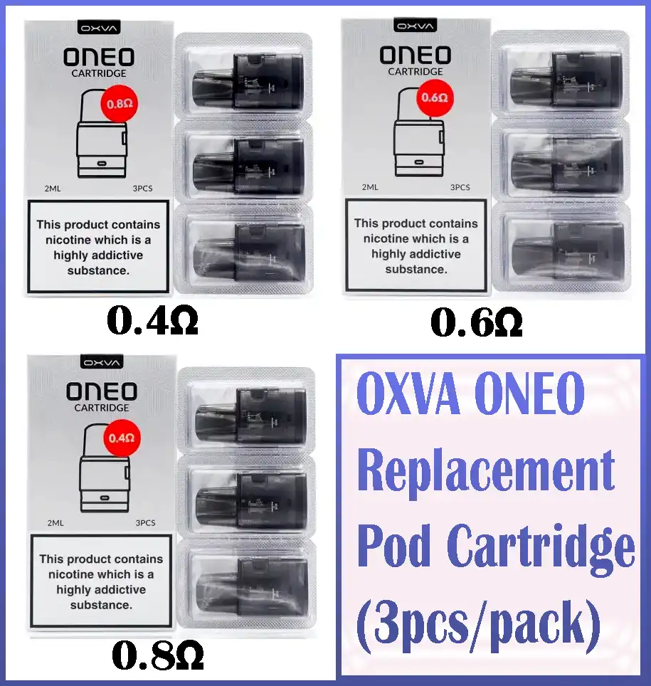 OXVA-ONEO-Replacement-Pod-Cartridge-3pcs-pack.webp Oxva Oneo Replacement Pod Cartridge - AED 45 - Image 1