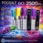 Pod Salt Go 2500 Puffs Disposable Vape - Fast Delivery