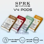 Sprk Vapor V4 Pods (Compatible with Myle V4 Pod System)
