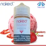 Naked100 Strawberry Cream E-Juice 60ML - AED 50 Dubai