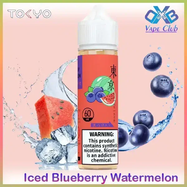 Tokyo Iced Blueberry Watermelon E-Liquid 60ml - AED 40 Dubai
