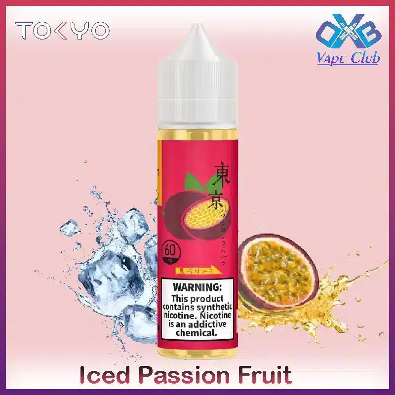 Tokyo-Iced-Passion-Fruit-60ml.webp Tokyo Iced Passion Fruit E-Liquid 60ml - AED 40 Dubai - Image 1