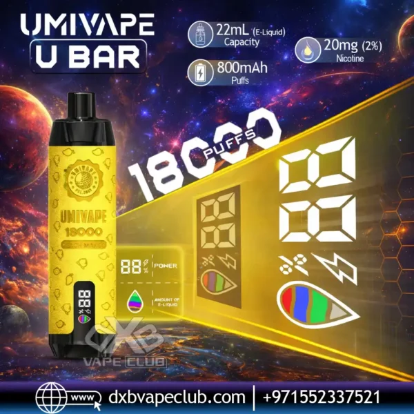 Umivape U Bar 18000 Puffs Disposable Vape