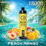 Umivape U Bar 18000 Puffs Disposable Vape Peach Mango