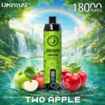 Umivape U Bar 18000 Puffs Disposable Vape Two Apple