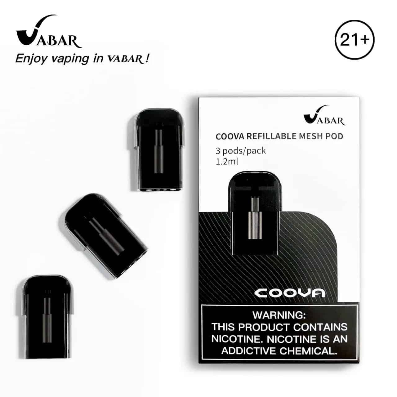 VABAR-COOVA-REFILLABLE-MESH.jpg VABAR COOVA REFILLABLE MESH - Image 1