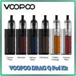 VOOPOO DRAG Q Pod Kit with ITO-X Pod 1250mAh 3.5ml In UAE