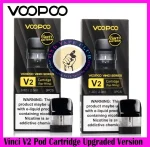 Voopoo Vinci V2 Pod Cartridge For Vinci pod Kit / Drag Nano 2 Kit / Vinci Pod Royal Edition Kit 2ml / Vinci Q Kit / Drag Nano 2 Nebula Edition Kit / Vinci Pod SE Kit 2ml (3pcs/pack)