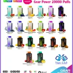 Vozol Gear Power 20000 Puffs 50mg Disposable Vape In Dubai UAE