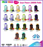 Vozol Gear Power 20000 Puffs 50mg Disposable Vape In Dubai UAE
