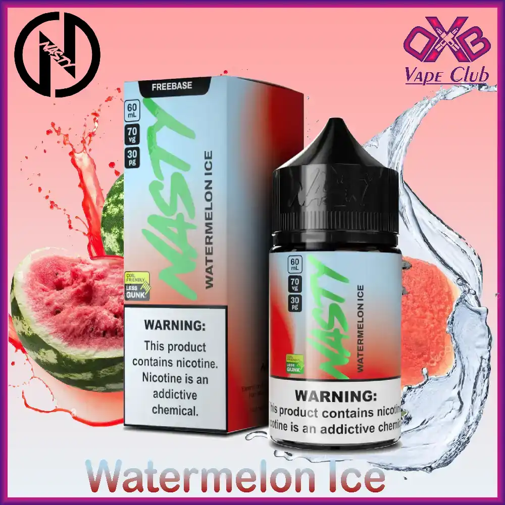 Watermelon-Ice-Nasty-Modmate-60ml-Best-Online-Vape-Shop-UAE-1.webp Watermelon Ice Vape Juice 60ml by Nasty - AED 40 in Dubai - Image 1