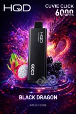 HQD Cuvie Slick 6000 Puffs Black Dragon