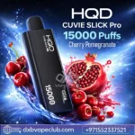 HQD Cuvie Slick Pro 15000 Puffs-Cherry Pomegranate