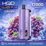 HQD Glaze Plus 12000 Puffs Grape