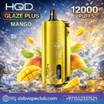 HQD Glaze Plus 12000 Puffs Mango