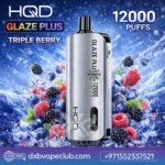 HQD Glaze Plus 12000 Puffs Triple Berry