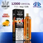 Al-Fakher Crown Bar 12K Crystal V2 Disposable Cool Mango