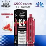 Al Fakher Crown Bar 12K Crystal V2 Disposable Watermelon Ice