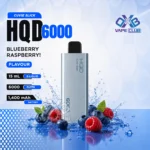 HQD Cuvie Slick 6000 Puffs Blueberry Raspberry