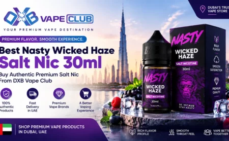 Best Nasty Wicked Haze Salt Nic 30ml premium salt nic vape juice