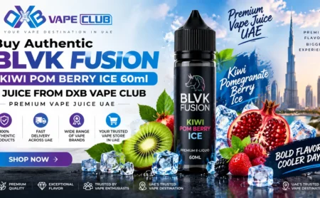 BLVK Fusion Kiwi Pom Berry Ice 60ml E Juice UAE from DXB Vape Club