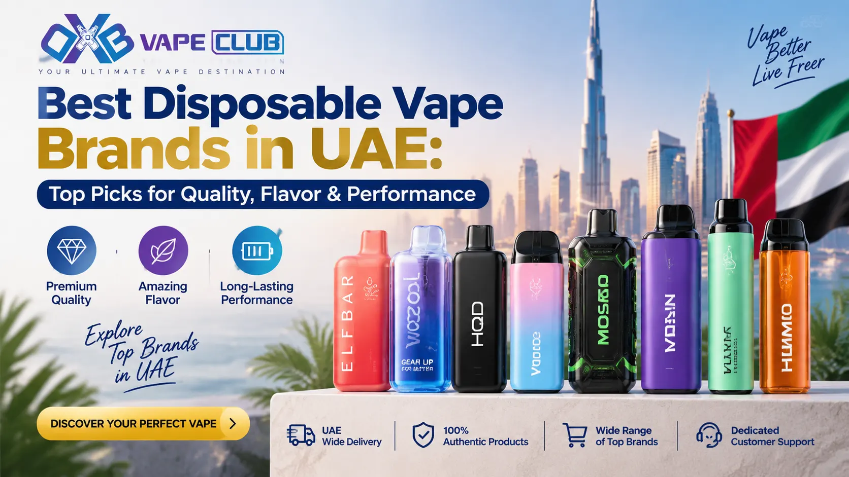 Best Disposable Vape Brands in UAE: Top Picks for Quality, Flavor & Performance”