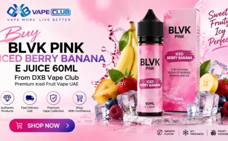 BLVK Pink Iced Berry Banana E Juice 60ML