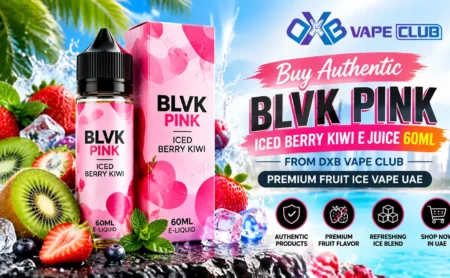 BLVK Pink Iced Berry Kiwi E Juice