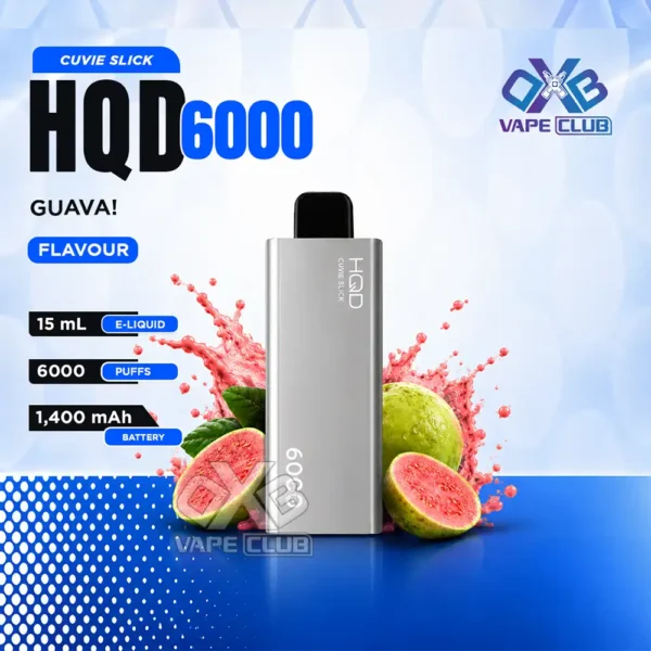 HQD Cuvie Slick 6000 Puffs Ice Mint