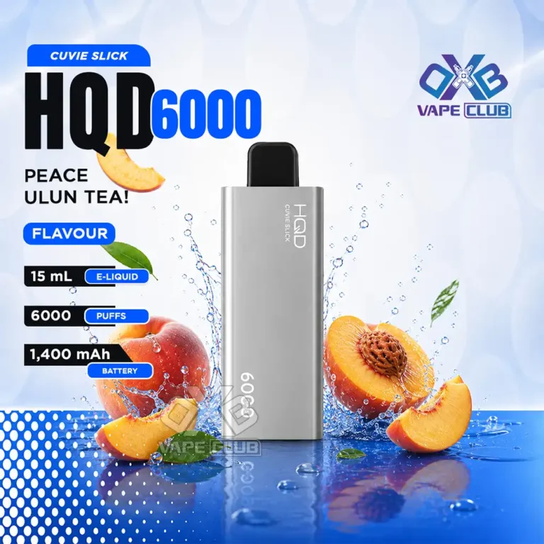 HQD Cuvie Slick 6000 Puffs Pineapple from DXB Vape Club