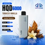 HQD Cuvie Slick 6000 Puffs Tobacco Vanilla